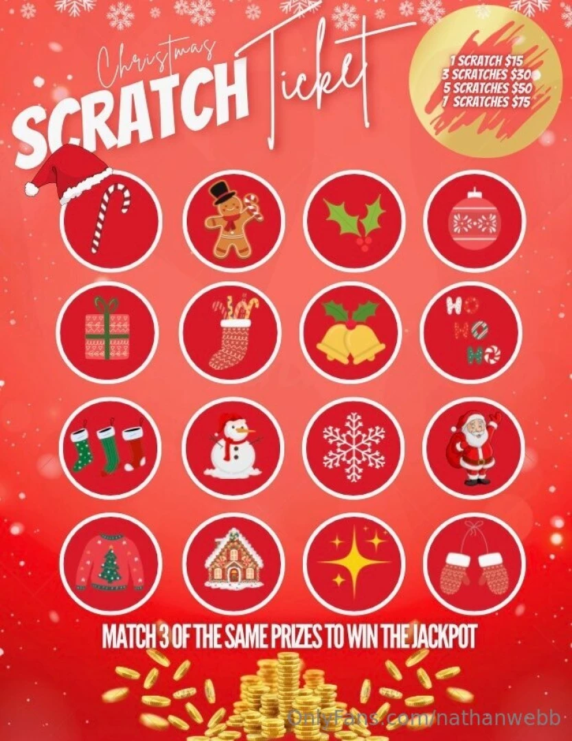 Special christmas scratch off wanted to do something special to kick 