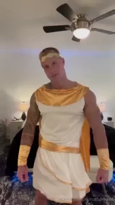 Halloween is a week away who wants to undress this greek god