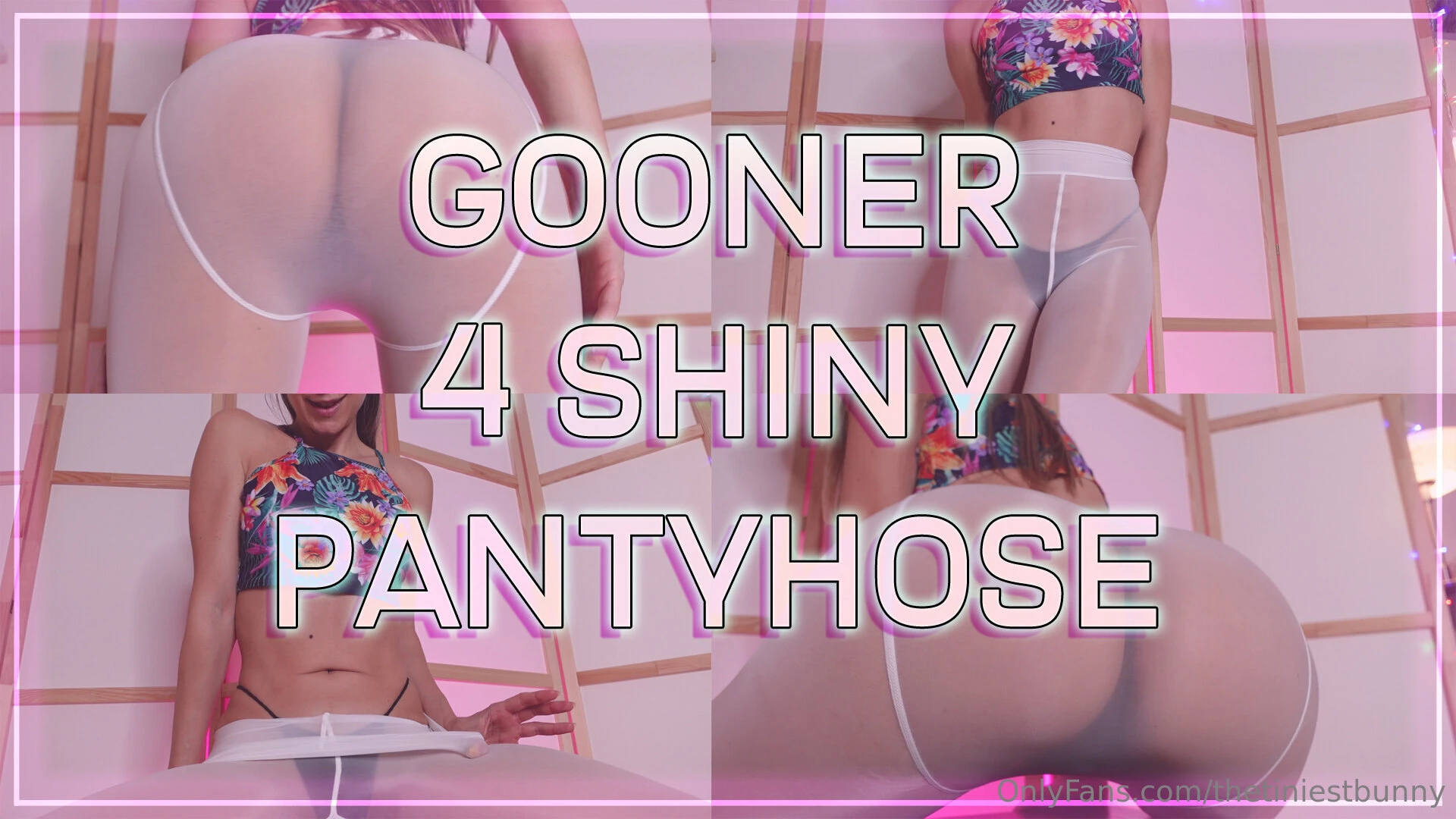 Gooner 4 shiny pantyhose you would be lying if you said you aren t 
