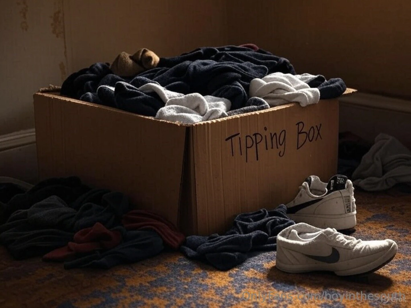 Southside boy messy tipping box 