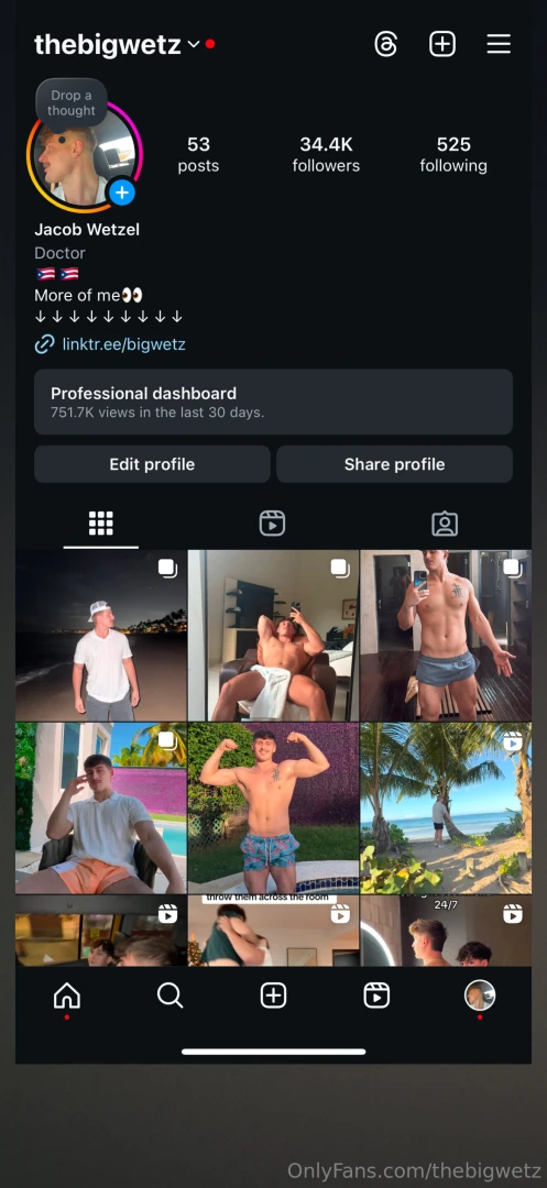 Go like and comment on my new post on my ig thebigwetz is my user 