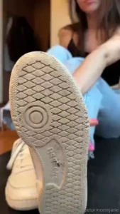 Stinky gym shoe removal joi your roommate caught you sniffing her gym