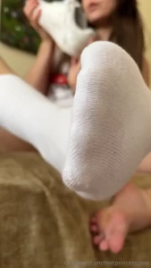 Footdomming you after a long shift stinky socks and gym shoes i know
