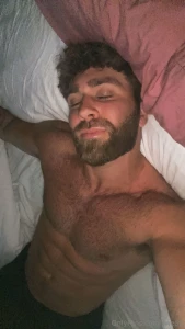 Pretending to be asleep