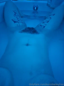 Feeling blue in my bath