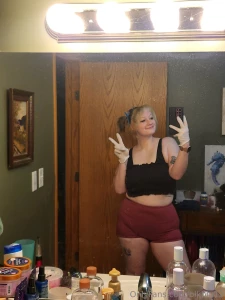 Bleached and dyed my hair part 3