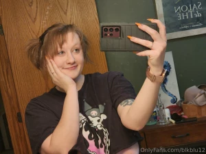 Dyed my bangs what do we think about pig tails deciding if i should part 1