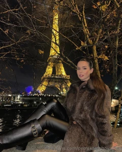 In paris i wore leather pants the entire time freezing cold weather