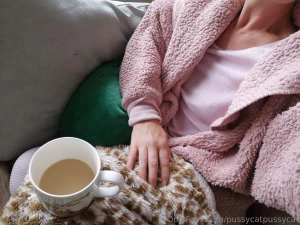 It s nice to have a rainy morning coffee at home after being on the go