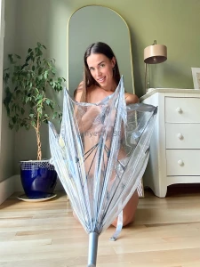 Are we allowed to open umbrellas inside