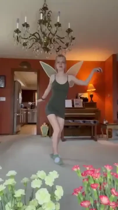Trying to dance in my wings enjoy 