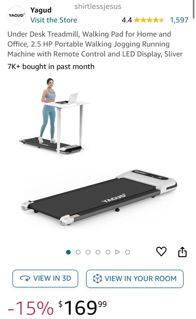 Hey i really want to get this treadmill thingy for under my standing part 1 