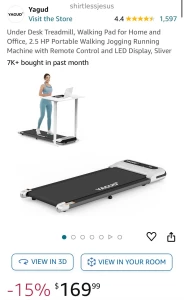 Hey i really want to get this treadmill thingy for under my standing part 1
