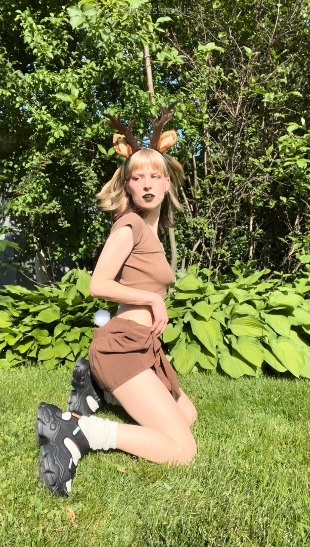 A deer girl flashes her tits at you let s keep it our little secret part 1 