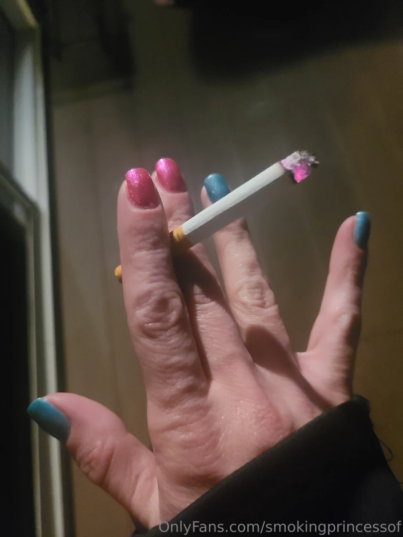 Late night ciggy favblondesmoker 