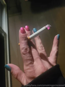 Late night ciggy favblondesmoker