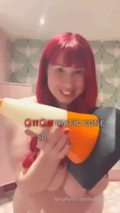 The one the only the traffic cone question how much of this traffic