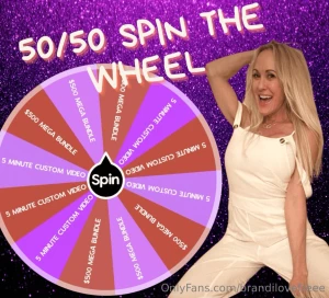 50 50 spin the wheel it s game time darlin so let s have some fun this