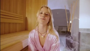 Brand new sauna solo dm me sauna2 to get the full video are you ready