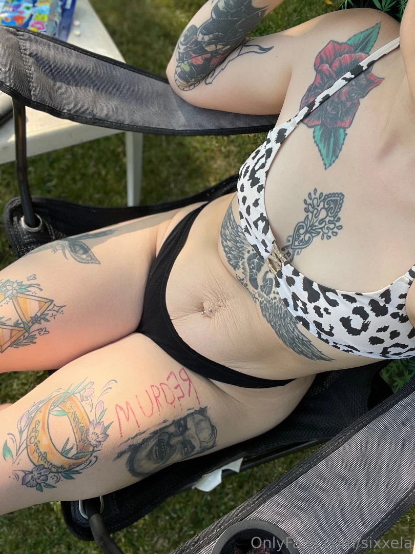 Mom s outside catching some rays 