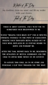 Here s an example of a task amp mantra for subs who don t yet realize