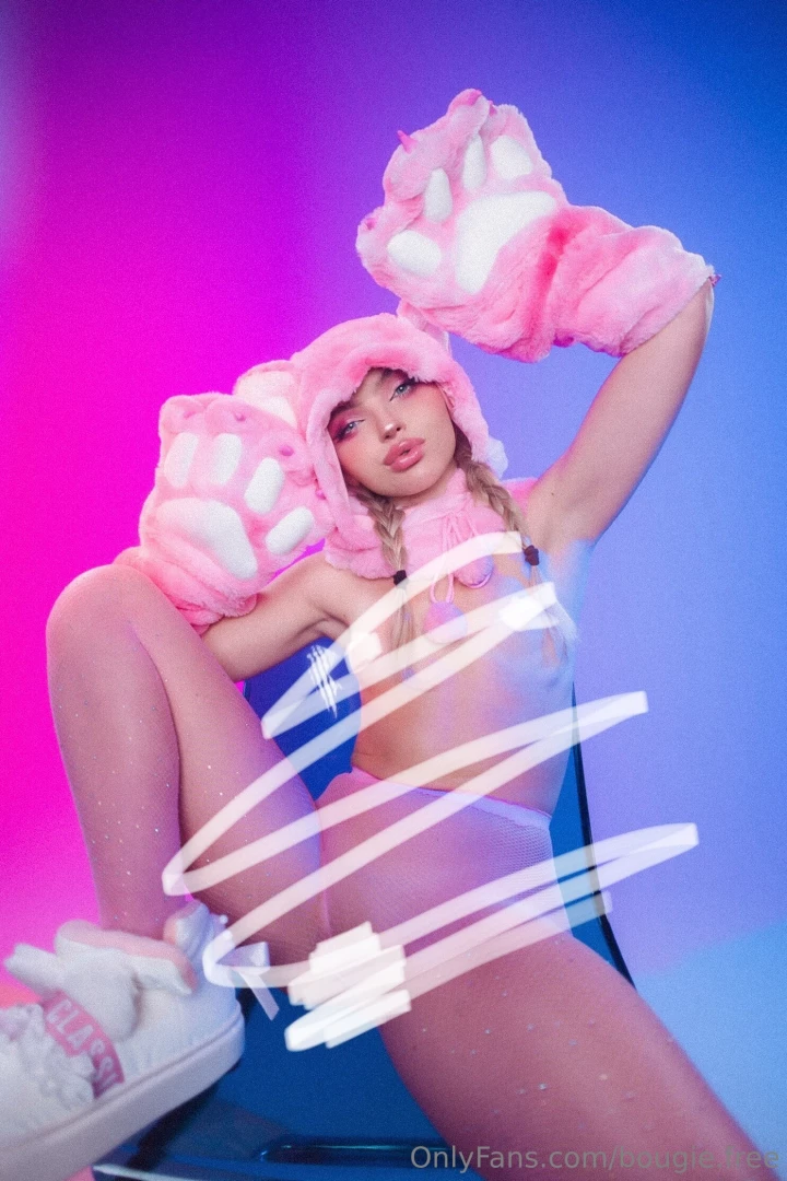 Kawaii kitty with fishnets and braids in this massive 30 picture part 1 