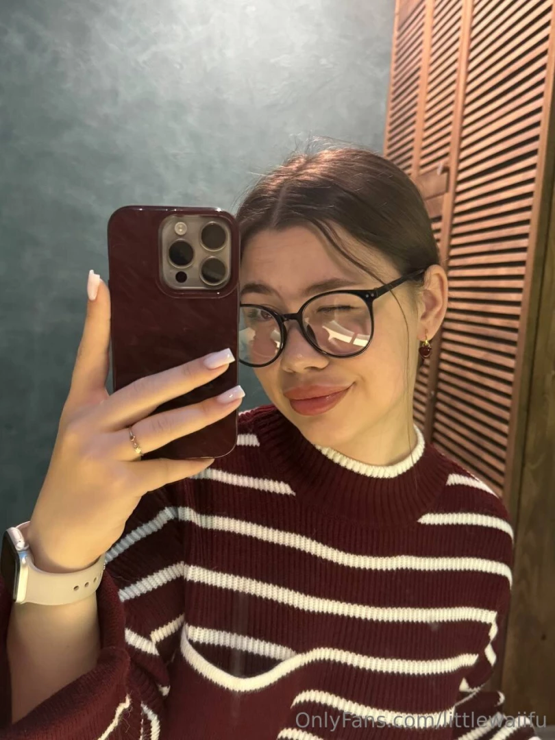 Winking at the handsome on the other side of the monitor 