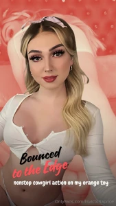 I started slow on top stroking and bouncing while moaning then i