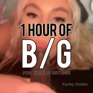Fastest fan to tip will get one hour of b g