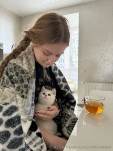 I can t help but share my little fluffy happiness that is next to me