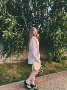 Outfit says chic summer but the walk was mostly to find snacks