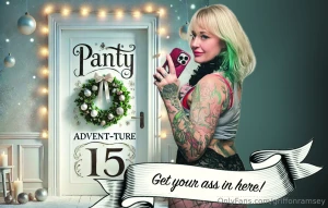 It s day 15 of the panty advent-ture and it s the perfect lazy sunday