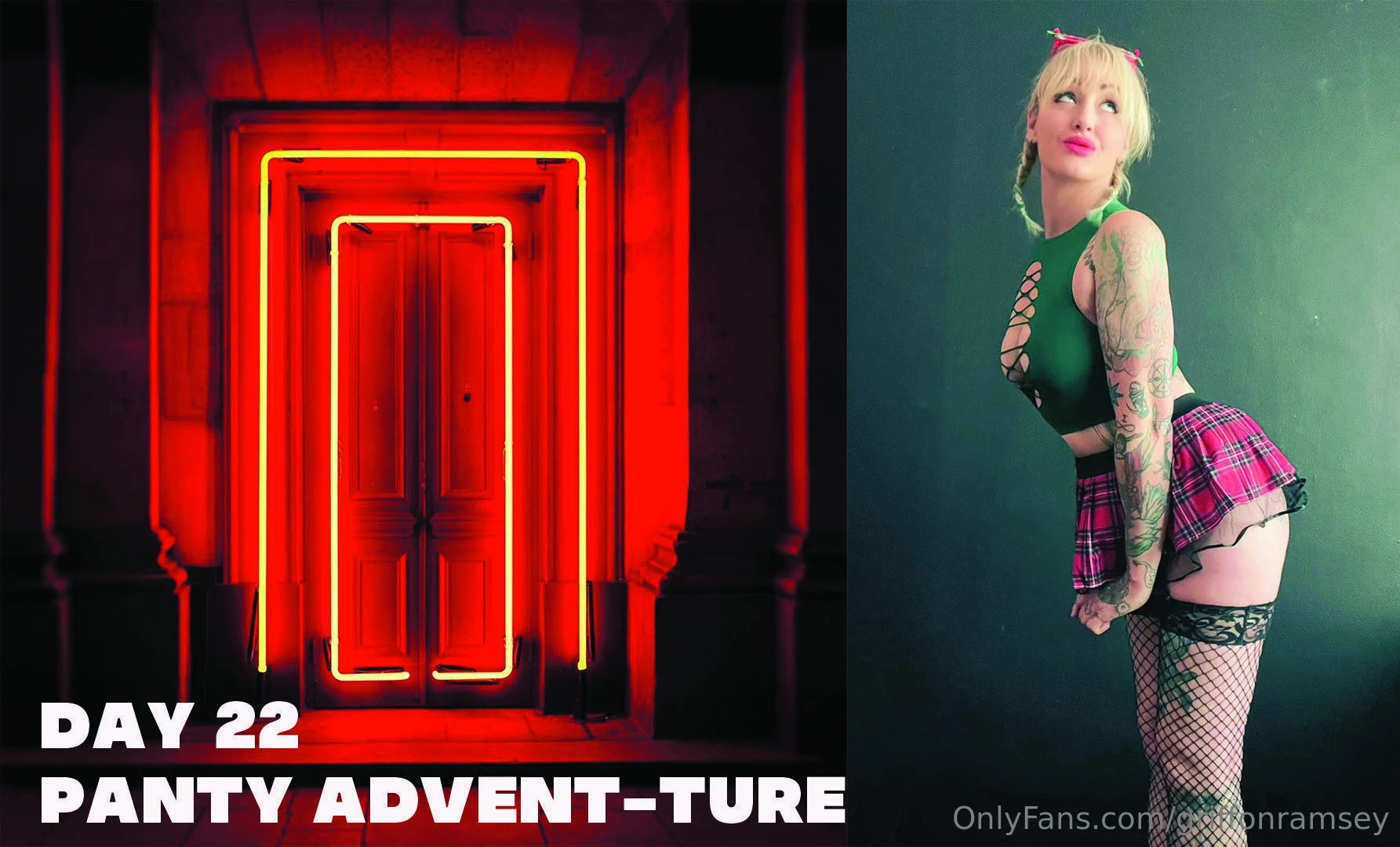 Day 22 of the panty advent-ture and i m dressed to break all the rules 