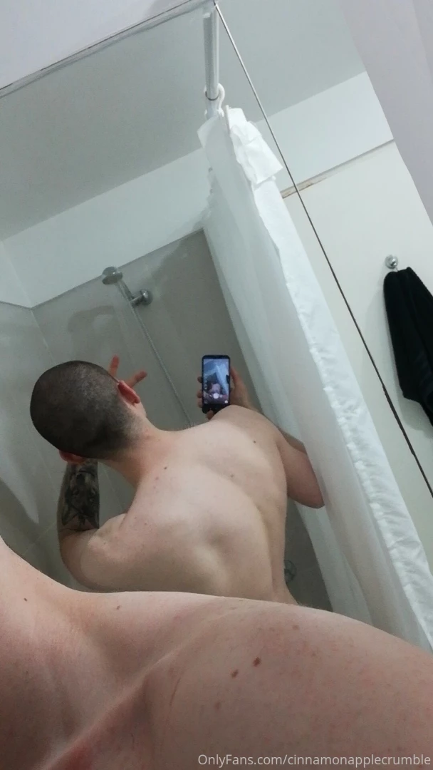Pre shower after a long day at work 