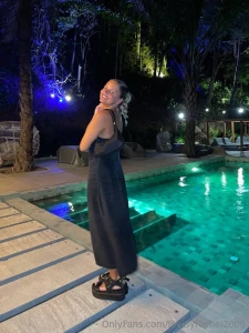 I absolutely love summer for evenings like this by the pool there s