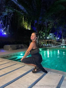 I absolutely love summer for evenings like this by the pool there s part 1