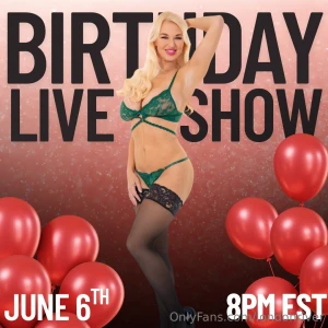 You re missing out big time my exclusive birthday live is happening