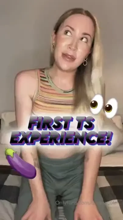 It s your first experience with a tgirl you ve been waiting for this 