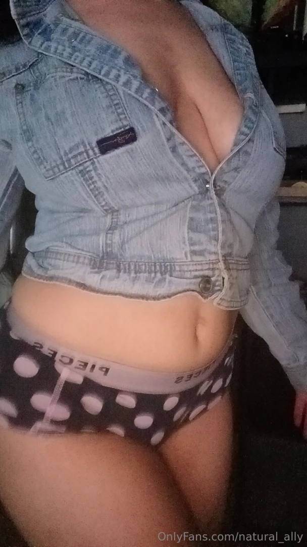 Polka dots and denim 