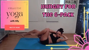Giving my abs attention curing my yoga addiction day 5