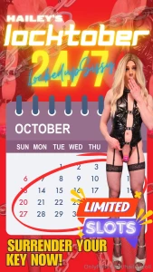 Locktober to remember you just need one small push in the right