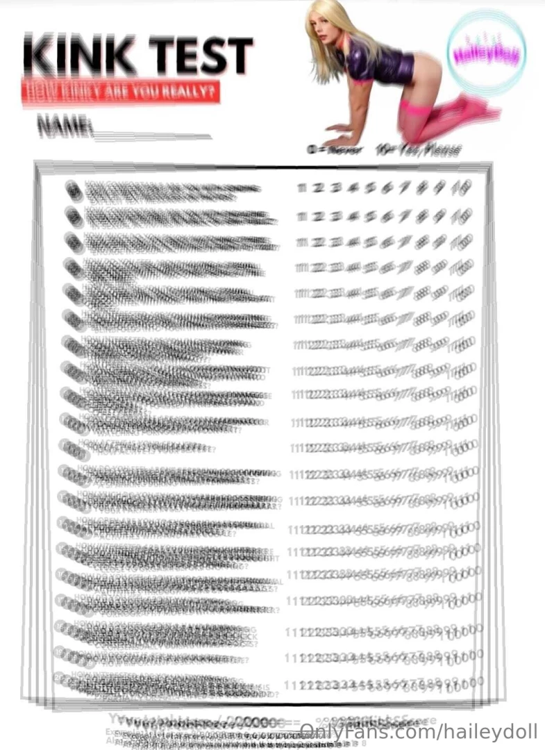 How kinky are you really lets find out by taking my kink test 