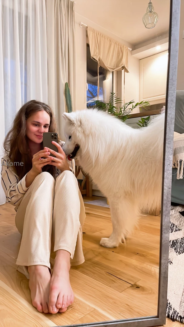 A little session with me and my little dog isn t he cute part 7 