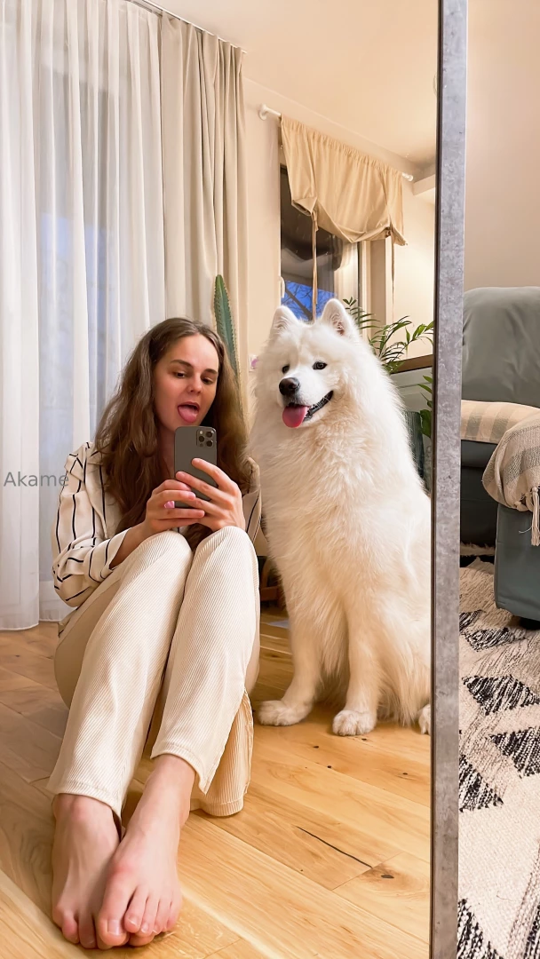 A little session with me and my little dog isn t he cute part 6 