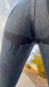 Haven t peed in my pants in a while why not do it outside with the