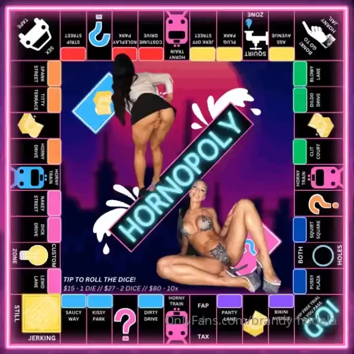Hornopoly collect your prizes as you make your way around the board 