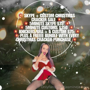 Skype custom christmas cracker sale 5minute skype 75 5minute customs