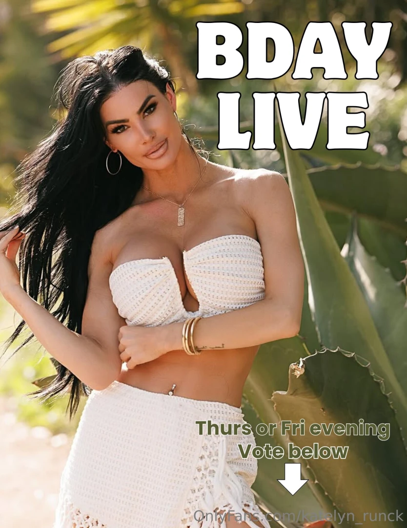 Bday live this week this is going to be an exclusive live show where part 1 