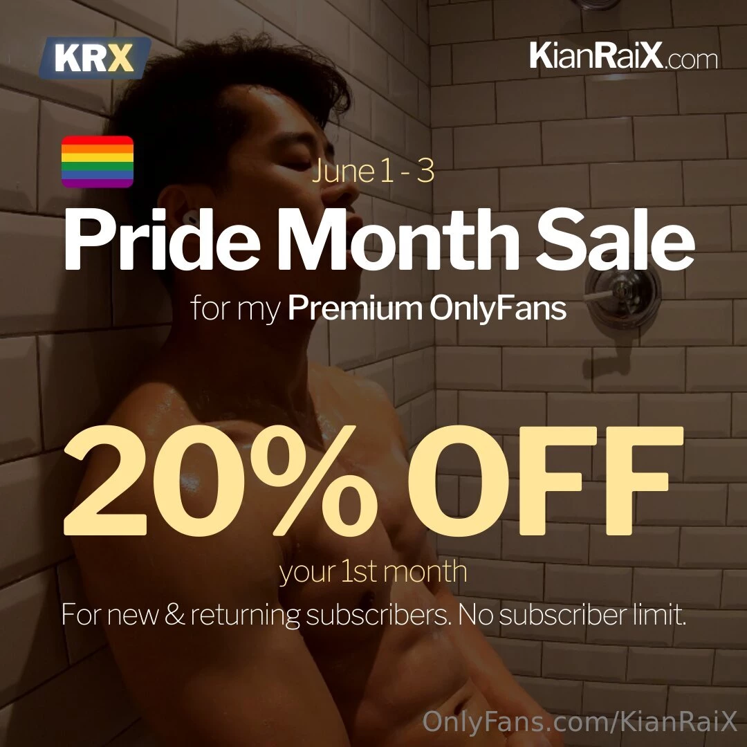 20 off for 3 days only kianraix 