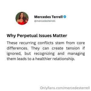 Perpetual issues in relationships aren t about finding solutions but